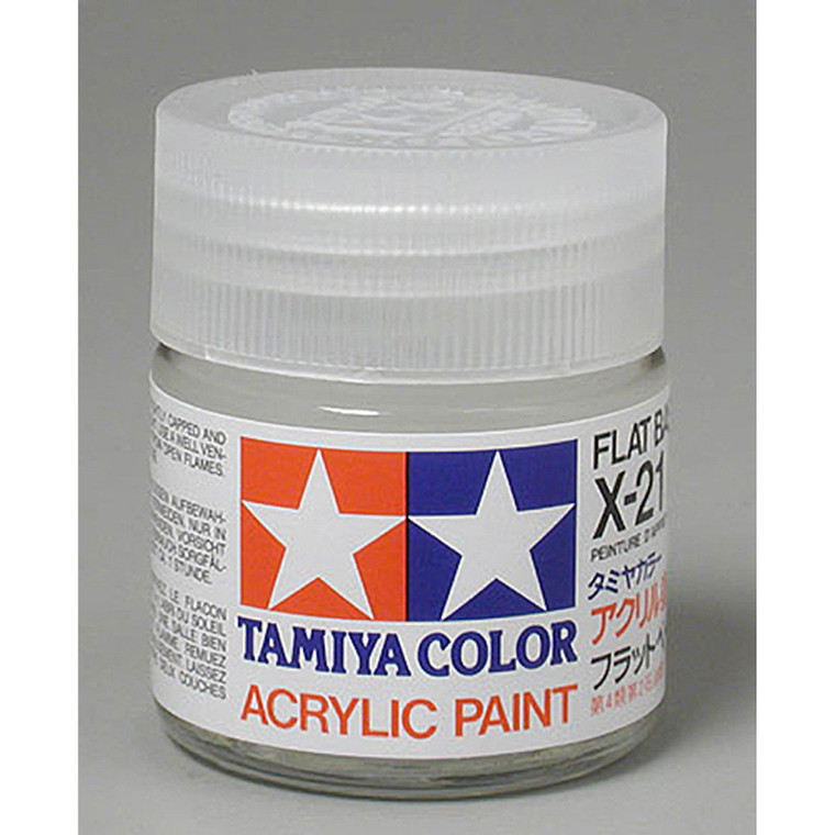 Tamiya - Acrylic X21 Flat Base - 81021