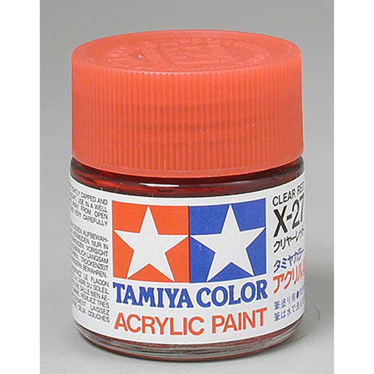 Tamiya - Acrylic X27 Gloss, Clear Red - 81027