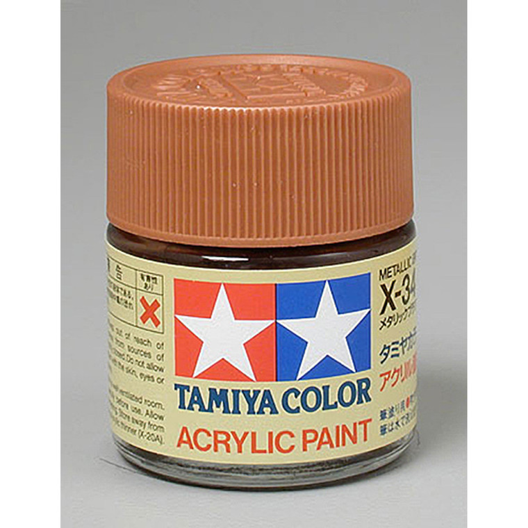 Tamiya - Acrylic X34, Metallic Brown - 81034