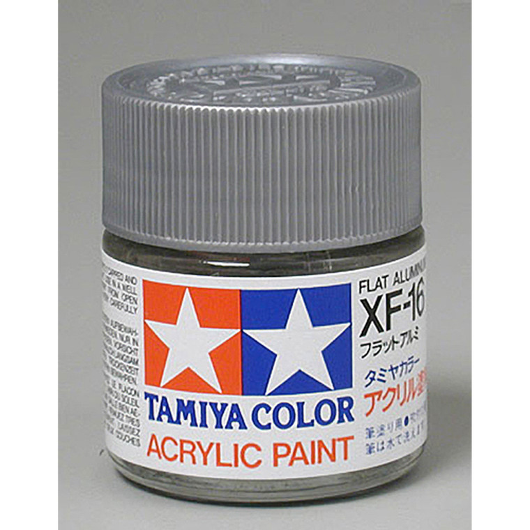 Tamiya - Acrylic Xf16 Flat, Aluminum - 81316