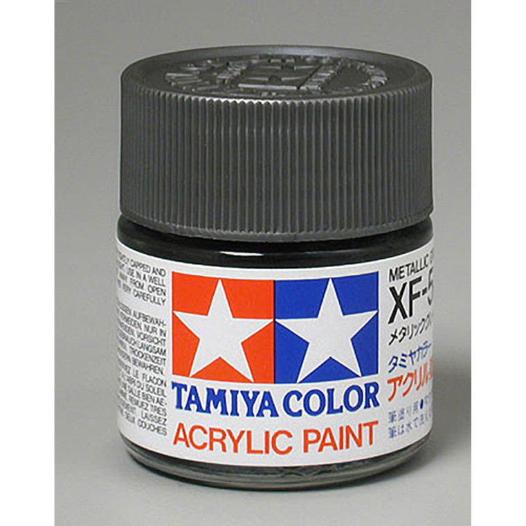 Tamiya - Acrylic Xf56, Flat Metal Gray - 81356