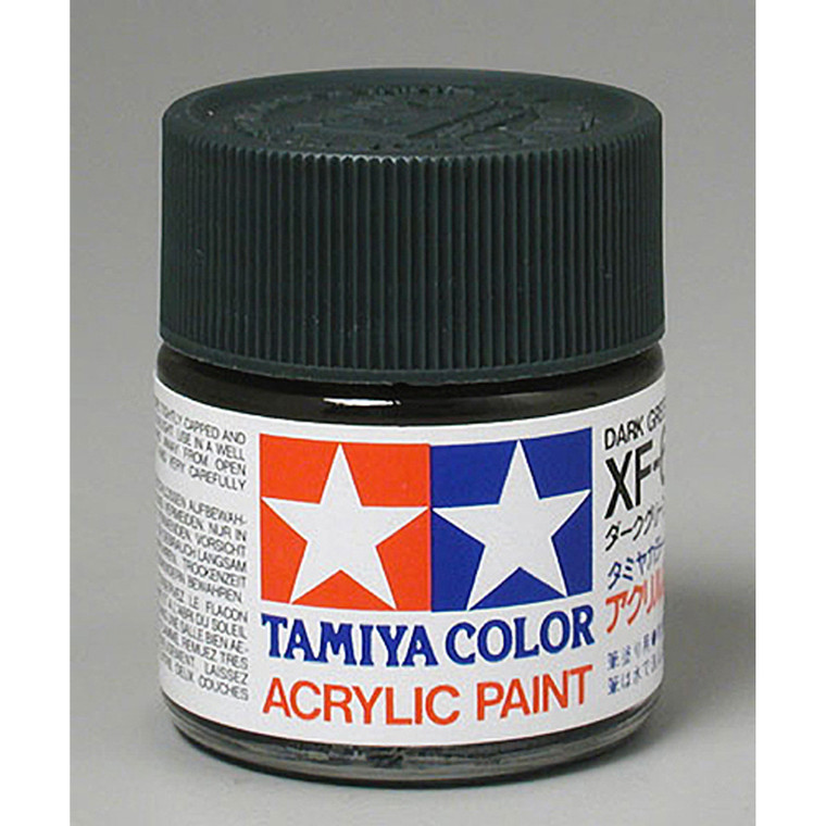 Tamiya - Acrylic Xf61, Flat Dark Green - 81361