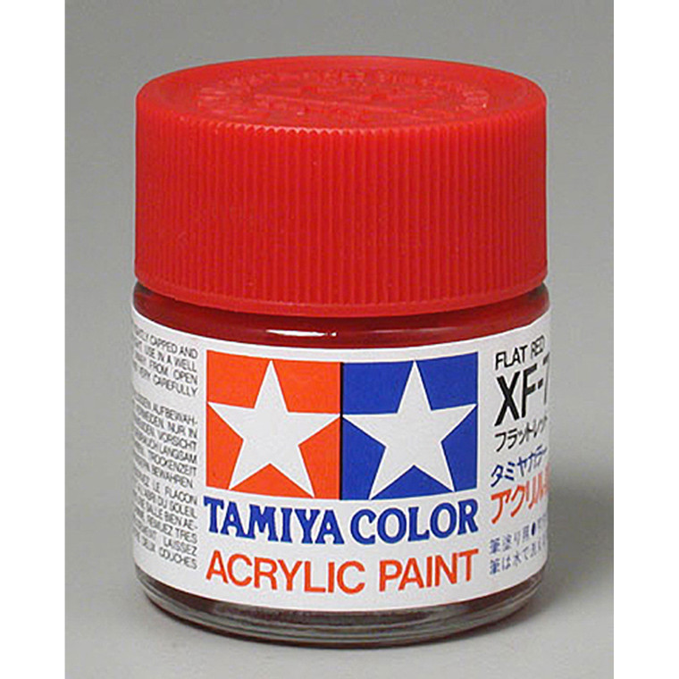 Tamiya - Acrylic Xf7 Flat, Red - 81307