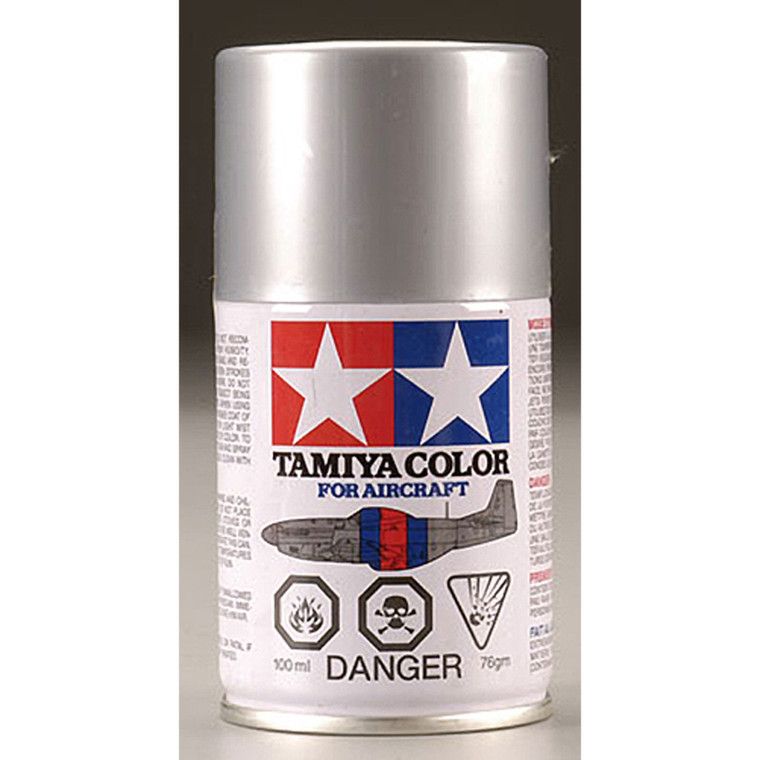 Tamiya - Aircraft Spray As-12 Bare Metal Slvr Acrylic - 86512