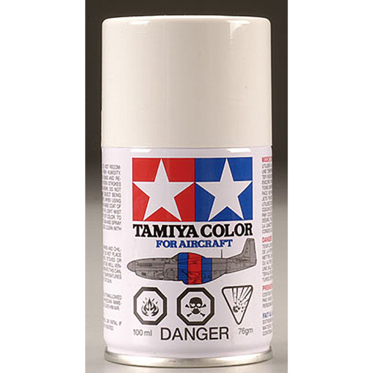 Tamiya - Aircraft Spray As-20 Insignia White Acrylic - 86520