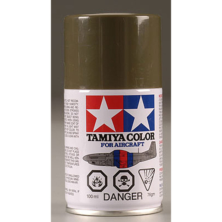 Tamiya - Aircraft Spray As-6 Olive Drab Acrylic - 86506