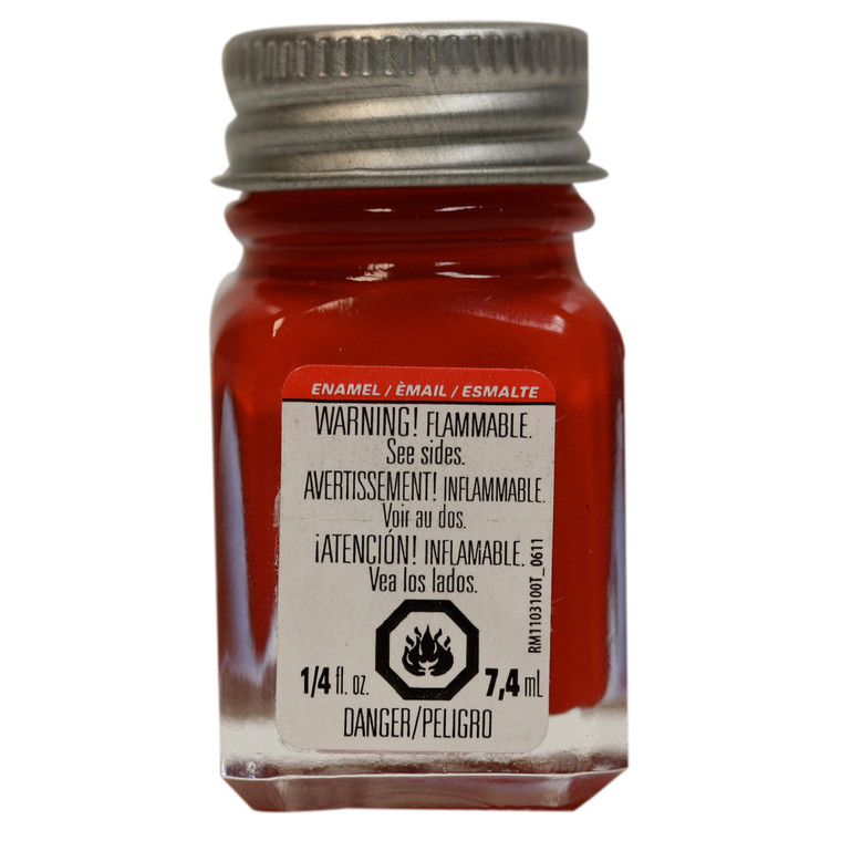 Testor - Enamel 1/4oz Flat Red - 1150TT