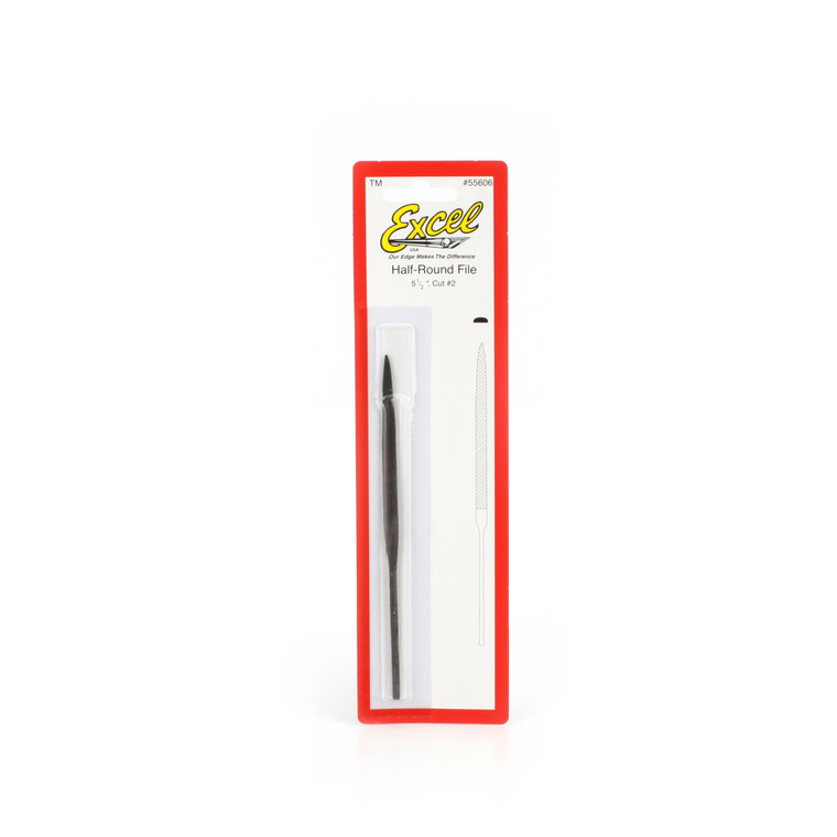 Excel Hobby Blade - Half Round File - 55606