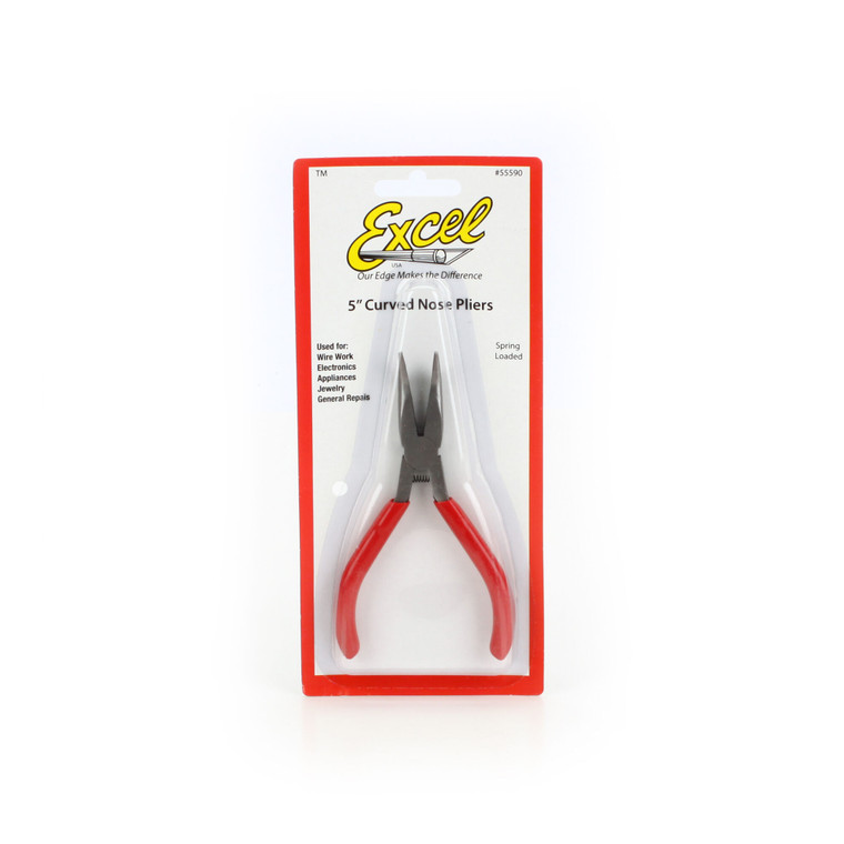 Excel Hobby Blade - Pliers,5 Curved Nose - 55590