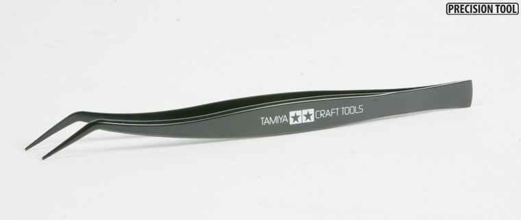 Tamiya - Angled Tweezers - 74003