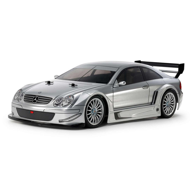 Tamiya - 1/10 R/c 2002 Mercedes-benz Clk Amg Racing Version (silver Painted Body) (tt-02) - 47493A