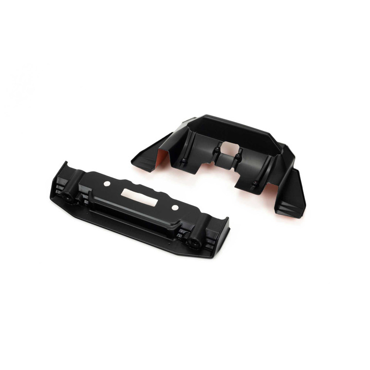 Arrma - Felony Painted Splitter And Diffuser Black/orange - 410010