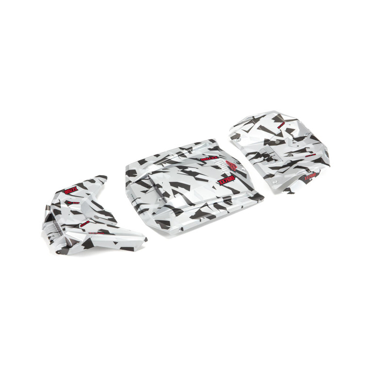 Arrma - Fireteam Exterior Body Panels Painted White Camo - 411022