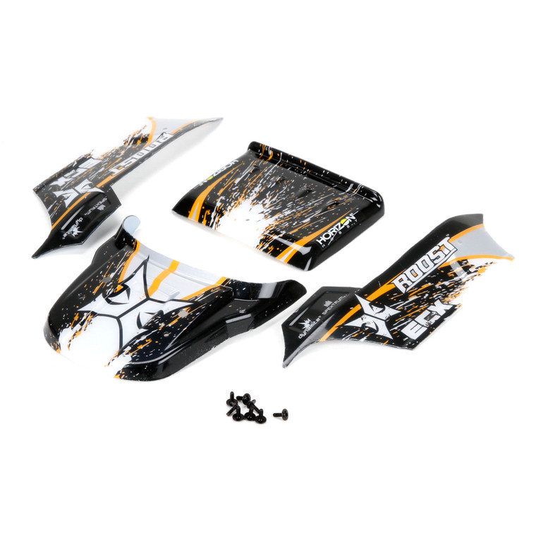 ECX - Body, Black/orange: 1/18 4wd Roost - 210006 ECX - Body, Black/orange: 1/18 4wd Roost - 210006