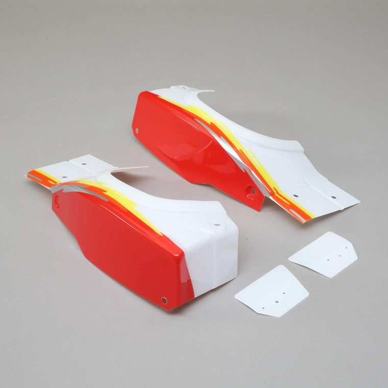 Losi - L/r Rear Fender Set, Red: Super Baja Rey - 250029 Losi - L/r Rear Fender Set, Red: Super Baja Rey - 250029