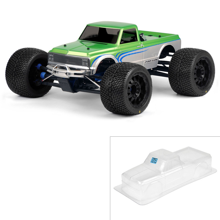 Pro-line Racing - 72 Chevy C10 Long Bed Body, Clear:revo 3.3,lst,mgt - 322700