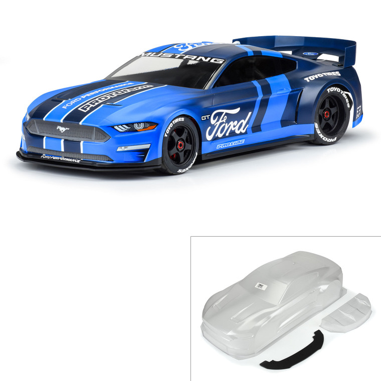 Protoform - 1/7 2021 Ford Mustang Gt Clear Body: Arrma Felony - 158100