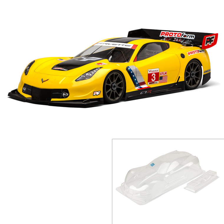 Protoform - 1/8 Chevrolet Corvette C7.r Clear Body:gt,long Wb - 154640