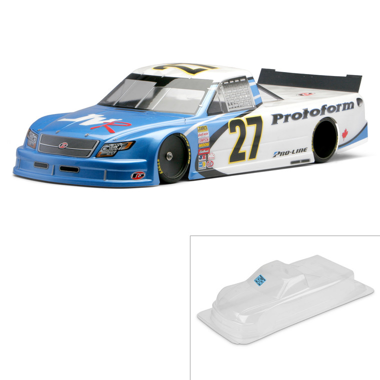 Protoform - Ort Oval Race Truck Body, Clear - 122721 Protoform - Ort Oval Race Truck Body, Clear - 122721