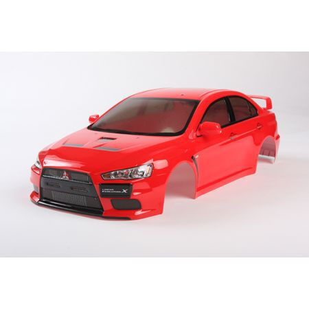 Tamiya - Body Set Mits Lancer, Evo X, Clear: Tt01 - 51376