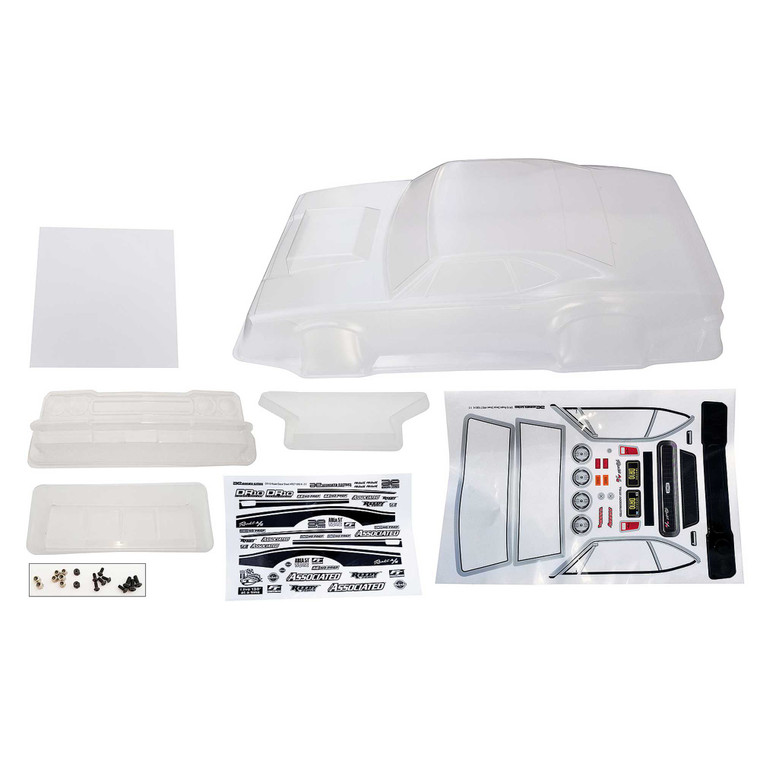 Team Associated - Dr10 Reakt Drag Body, Clear - 71082 Team Associated - Dr10 Reakt Drag Body, Clear - 71082