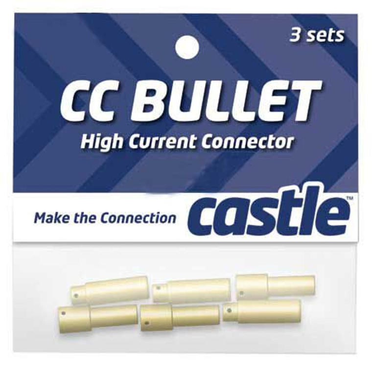 Castle Creations - 4mm  High Current Cc Bullet Connector Set - CCBUL43 Castle Creations - 4mm  High Current Cc Bullet Connector Set - CCBUL43