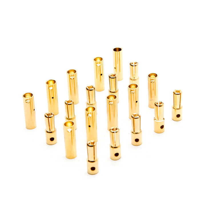 Dynamite - Gold Bullet Connector Set, 4mm (10) - C0087