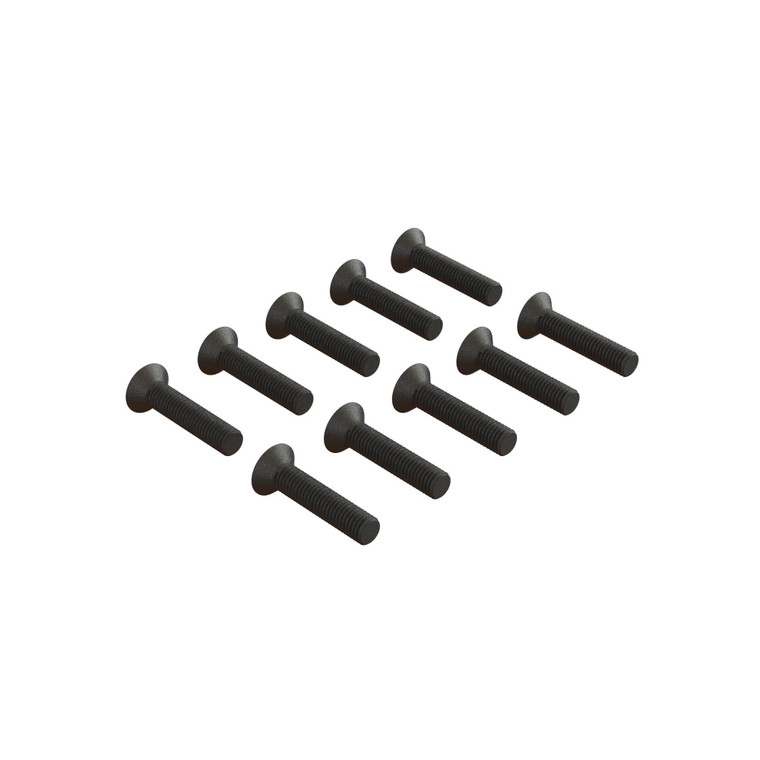 Arrma - Flat Head Hex Machine Screw M3x14mm (10) - 722314