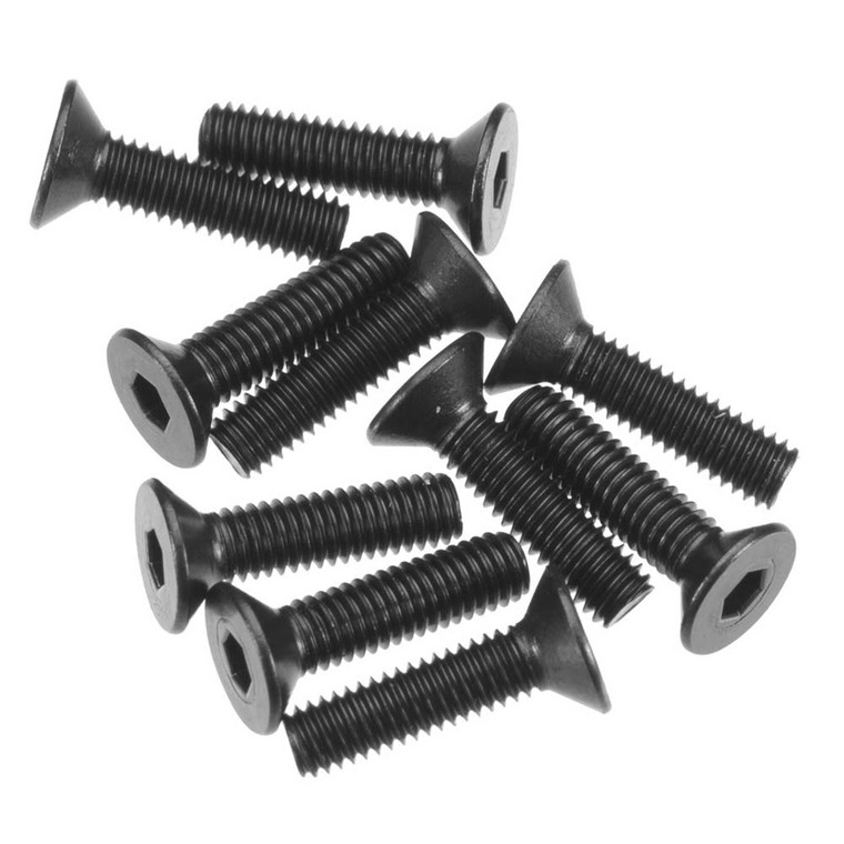 Axial - Axa146 Hex Socket Flat Head M3x12mm Black (10) - C0146