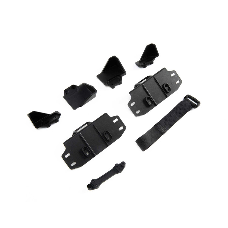Axial - Battery Tray Sets & Strap: Scx10iii - 231008