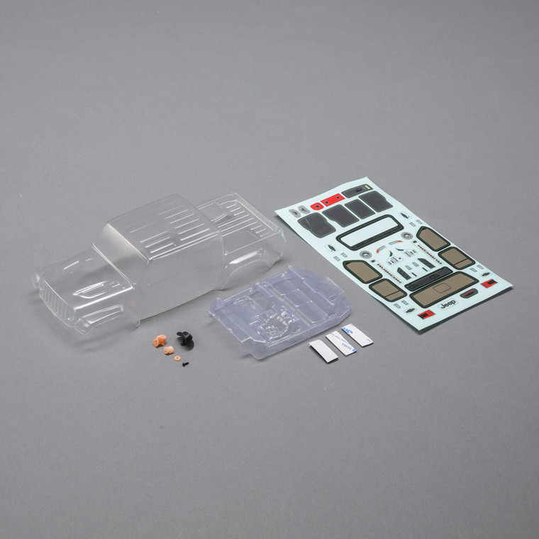 Axial - Jeep Jt Gladiator Body Set, Clear:scx24 - 200005