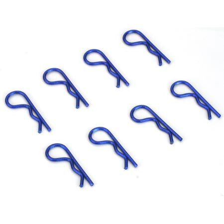 Dynamite - Anodized Body Clips, Blue (8) - 5526