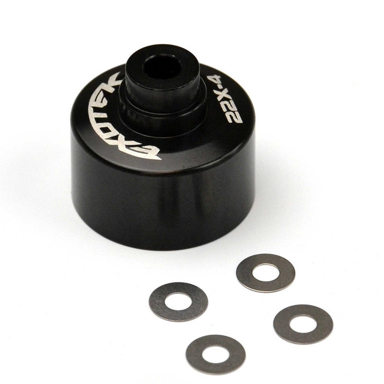 Exotek - 22x-4 Hd Gear Diff Case, 7075 Hard Anodised - 2114