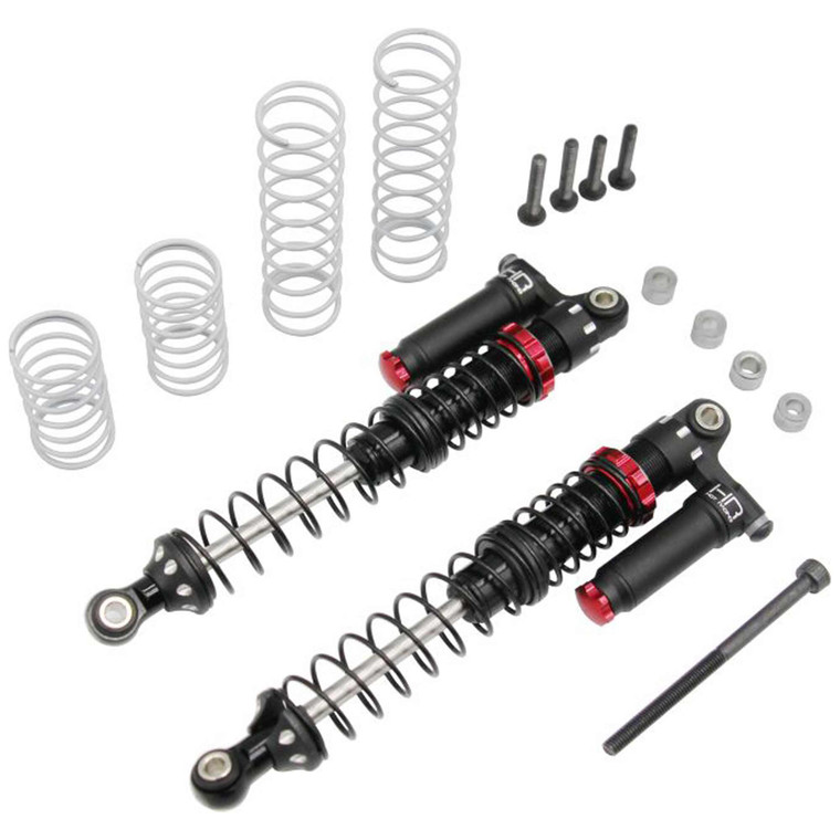 Hot Racing - 100mm Aluminum Piggyback Shocks Adjustable - TD100RV02