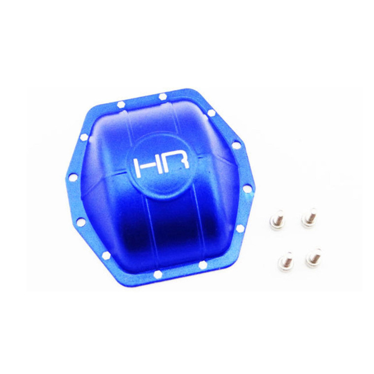 Hot Racing - Alum Ar60 Axle Diff Cover(blue):yeti Wraith Ax10 - YET12CS06