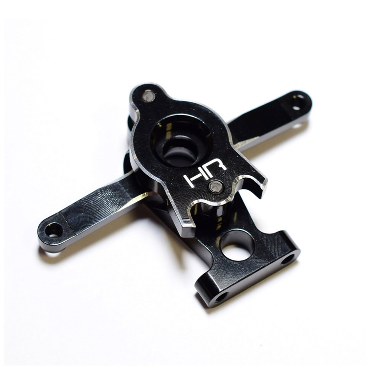 Hot Racing - Alum Servo Saver Steering Bellcrank (blk):1/16 Tra - VXS4801
