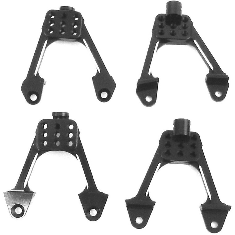 Hot Racing - Aluminum Front & Rear Adjustable Shck Towers:scx10 - SCX28301