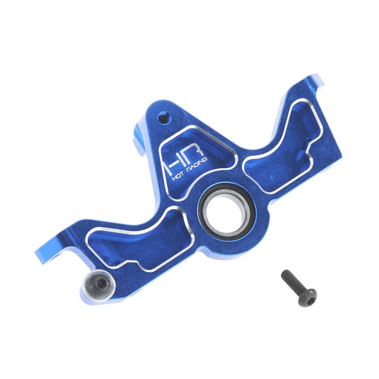 Hot Racing - Aluminum Hd Bearing Motor Mount Slf Blue - SLF38X06