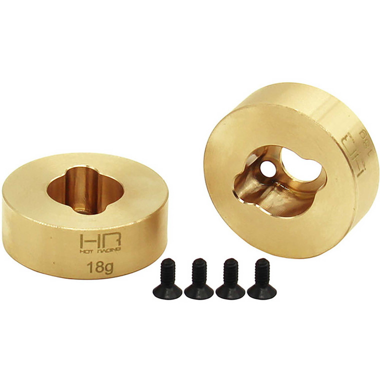 Hot Racing - Brass Rear Hub 18g Trx4-m - TRXM22H