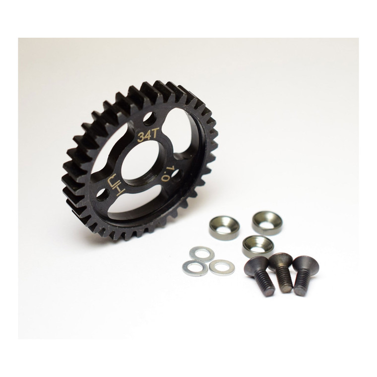 Hot Racing - Steel Spur Gear (34t 1.0 Mod): Traxxas - SRVO434