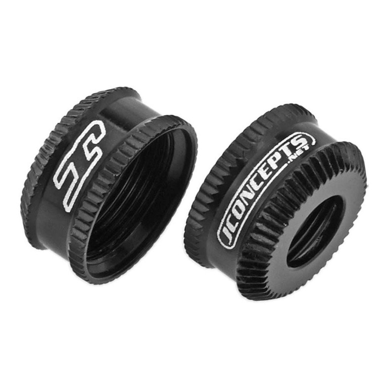 Jconcepts - Fin Vcs Shock Bottom Cap Black (2) - 24922