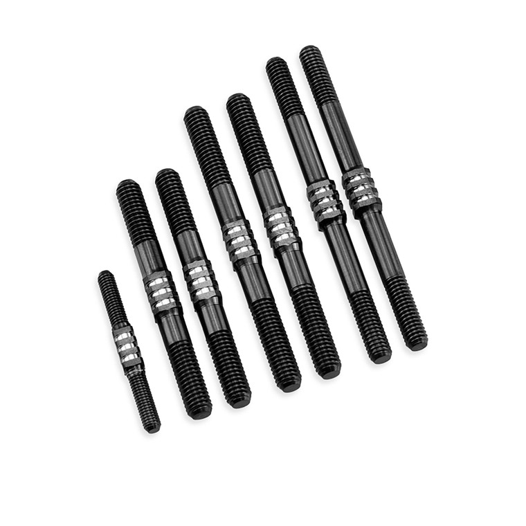 Jconcepts - Tlr 8ight X 2.0 E Fin Tnm Turnbuckle St Blck 7pc - 28012