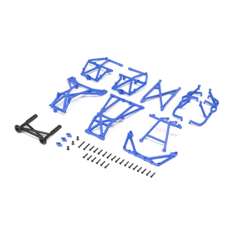 Losi - Cage Set Complete, Blue: Mini Lmt - 211050