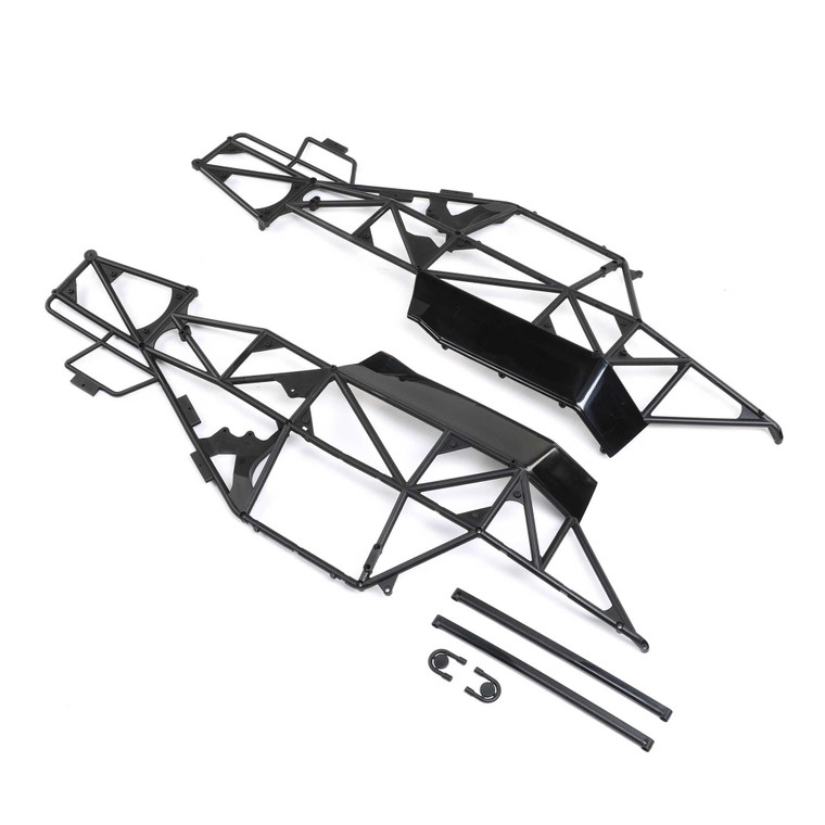 Losi - Cage, Side, Sliders & Mirrors: Hammer Rey - 231087