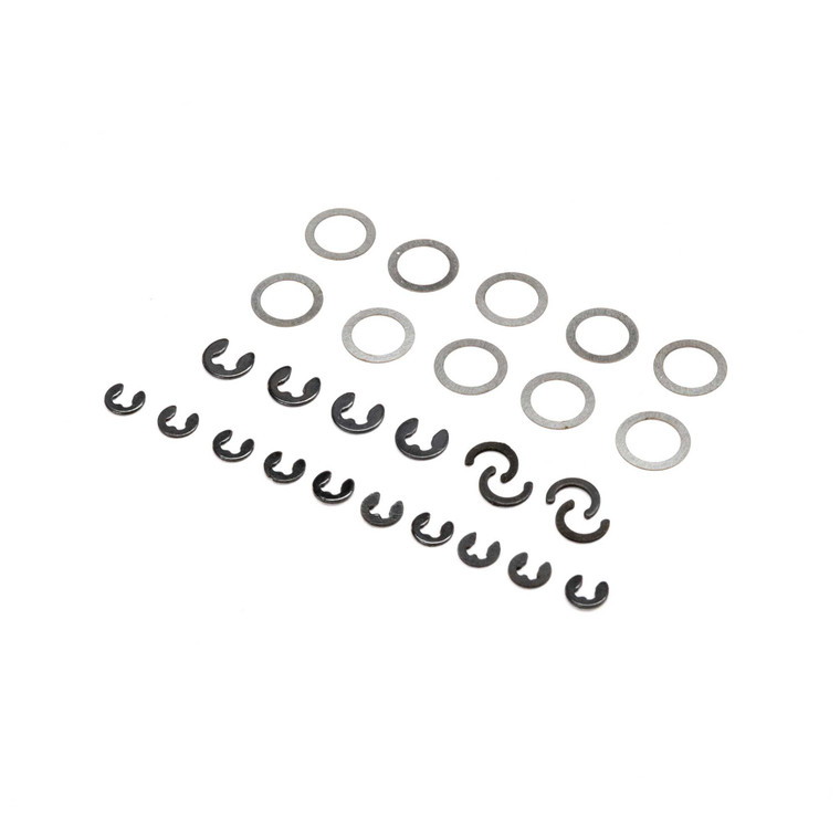 Losi - E-clip And Shim Set: Mini Lmt - 216009