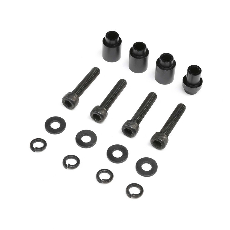 Losi - Engine Mount Spacers & Clutchmount,al,blk:dbxl 2.0 - 256010