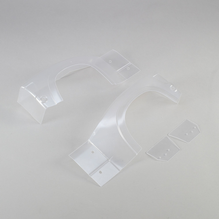 Losi - L/r Rear Fender Set, Clear: Super Baja Rey - 350004
