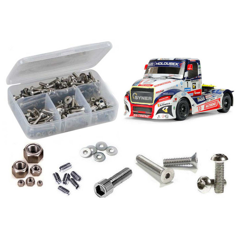 RC Screwz - Stainless Steel Screw Kit: Tamiya Buggyra Fat Fox - TAM240