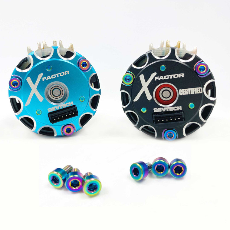 Revtech - X-factor Titanium Screw Set Spec Motor (6) - 1133