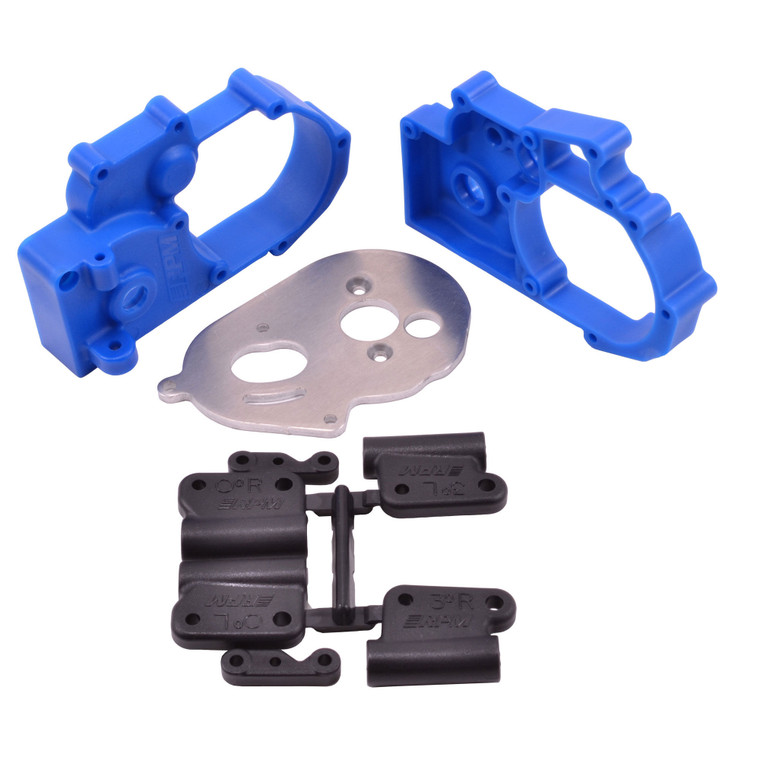 RPM - Gearbox Housing & R Mounts,blue:tra 2wd Vehicles - 73615